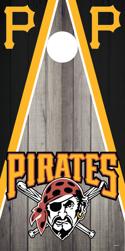 Pittsburgh Pirates Cornhole Board Skins (Pair)