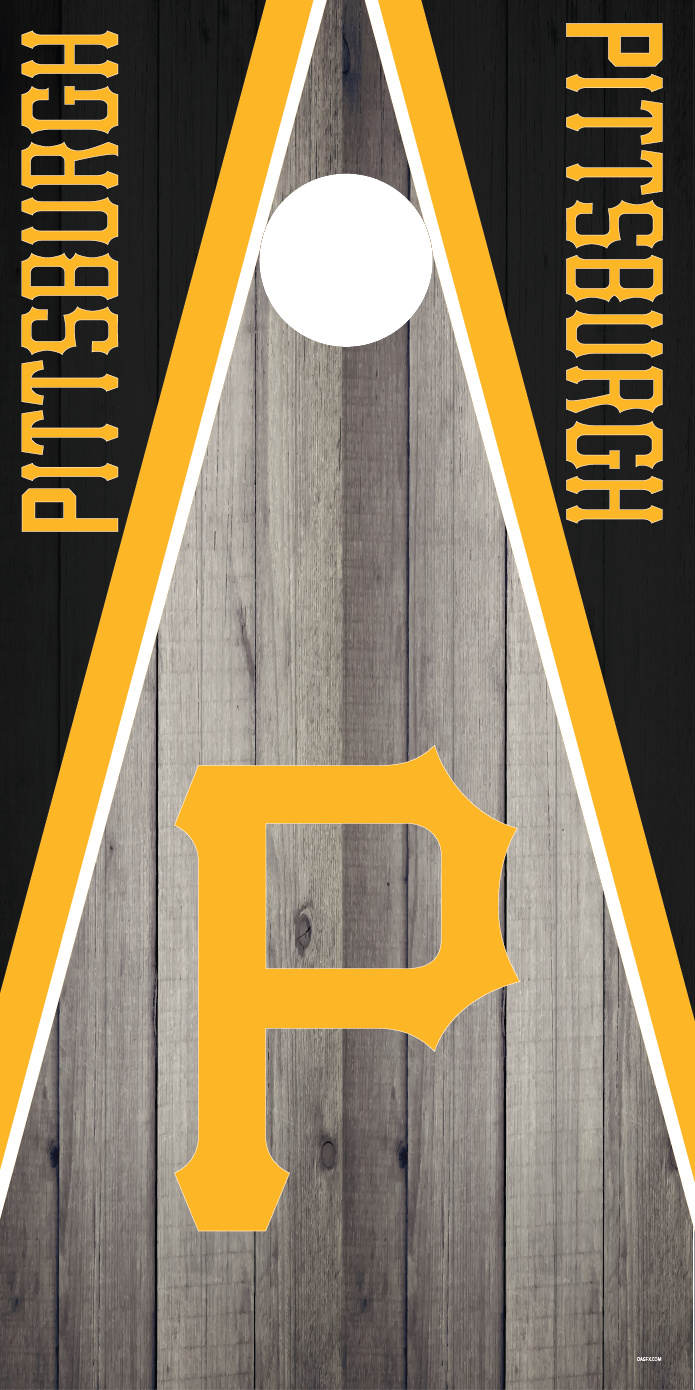 Pittsburgh Pirates Cornhole Board Skins (Pair)