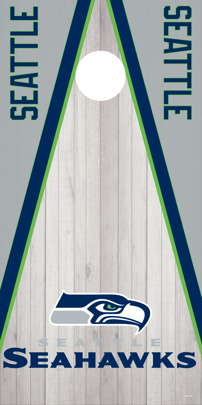 Seattle Seahawks Cornhole Board Skins (Pair)