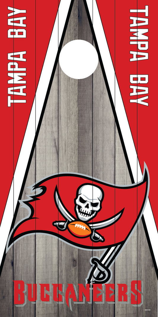 Tampa Bay Buccaneers Cornhole Board Skins (Pair)