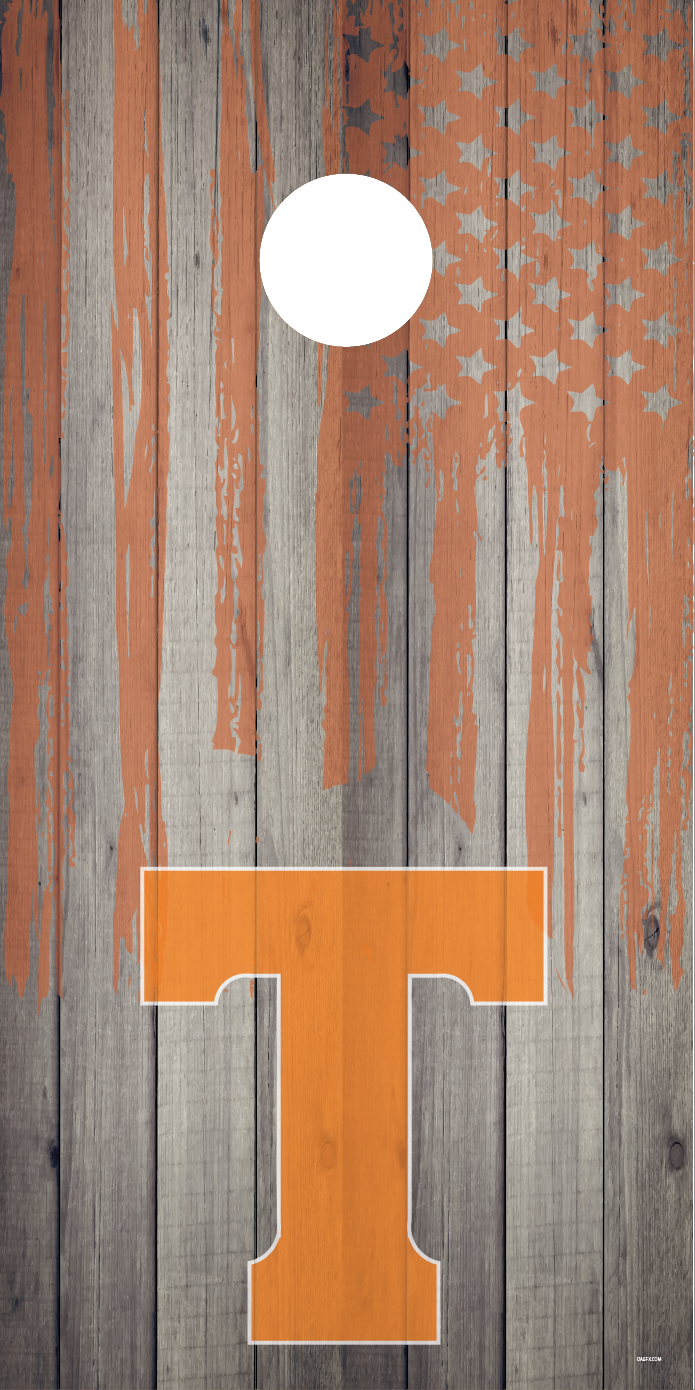 Tennessee Volunteers Cornhole Board Skins (Pair)