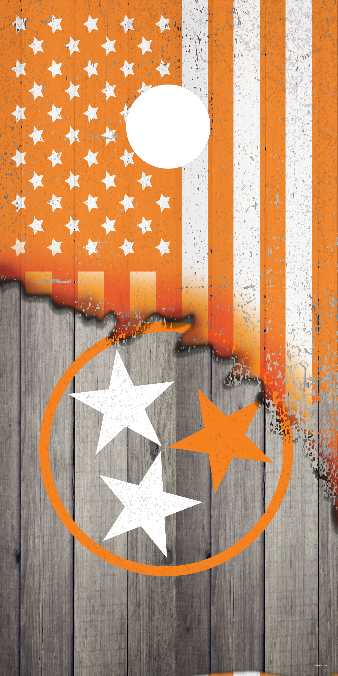 Tennessee Volunteers Cornhole Board Skins (Pair)