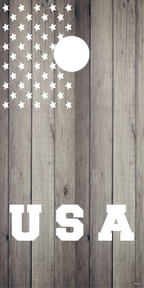 USA Stars Cornhole Board Skins (Pair)