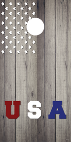 USA Stars Cornhole Board Skins (Pair)