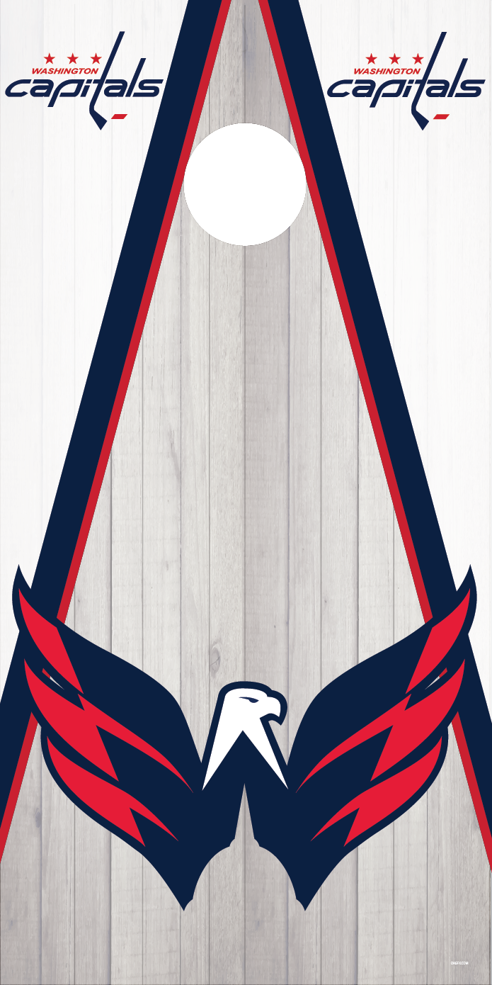 Washington Capitals Cornhole Board Skins (Pair)