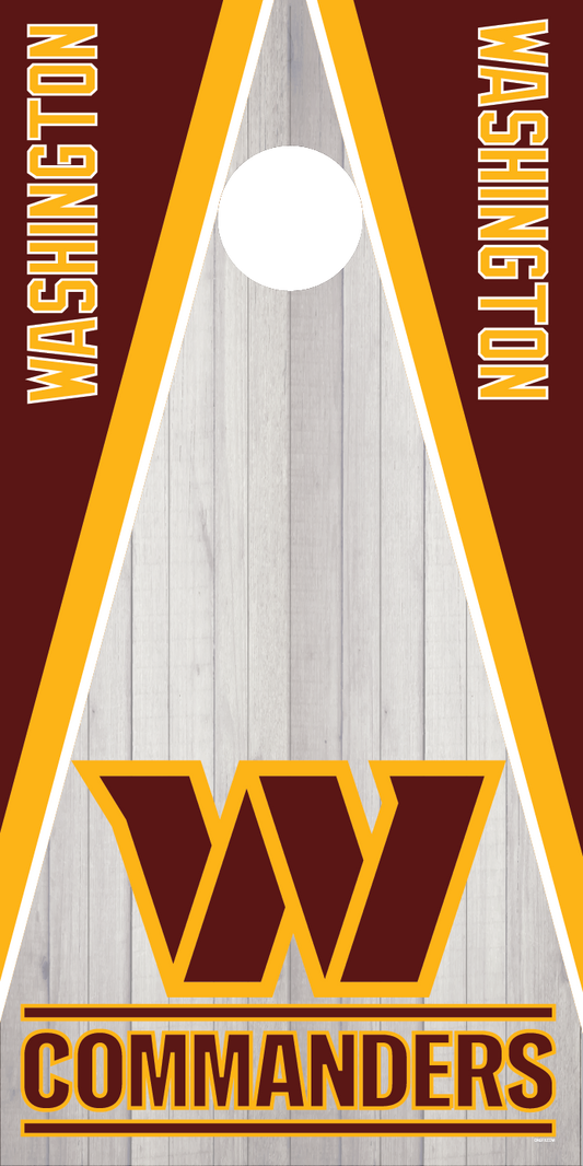 Washington Commanders Cornhole Board Skins (Pair)