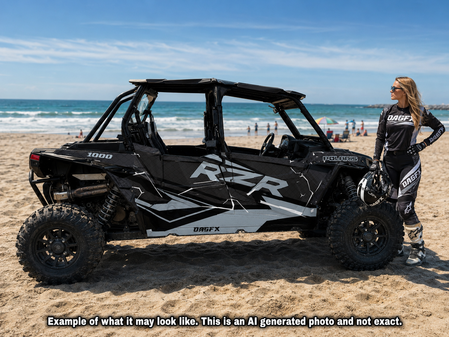 2020 - 2023 Polaris RZR  XP 1000 4 Door  Graphics Kit D36-3