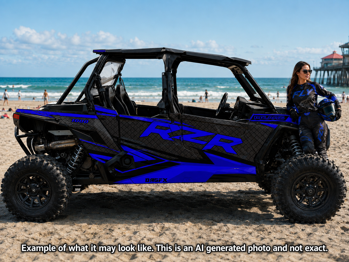 2020 - 2023 Polaris RZR  XP 1000 4 Door  Graphics Kit D36-4
