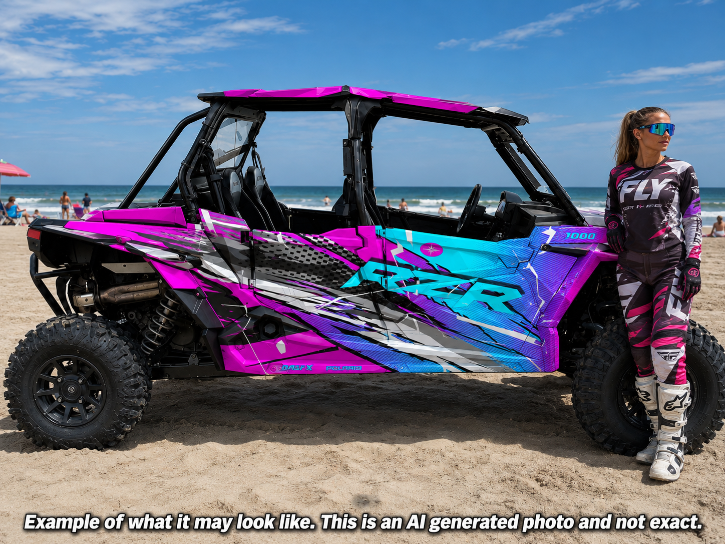 2020 - 2023 Polaris RZR  XP 1000 4 Door  Graphics Kit D53-1