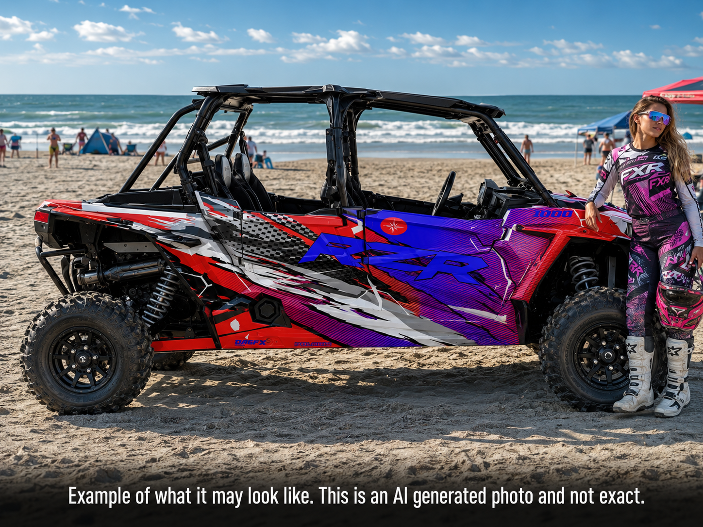2020 - 2023 Polaris RZR  XP 1000 4 Door  Graphics Kit D53-3