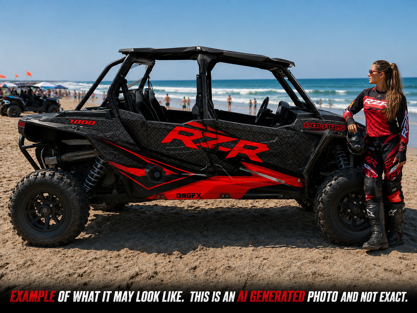 2020 - 2023 Polaris RZR  XP 1000 4 Door  Graphics Kit D36-2