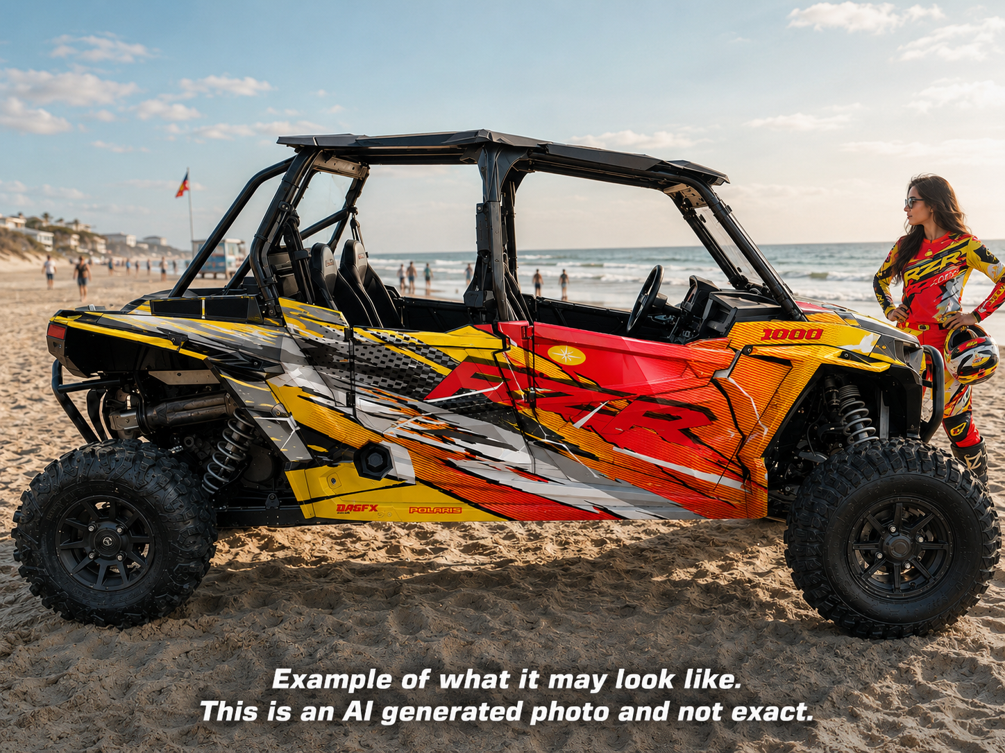 2020 - 2023 Polaris RZR  XP 1000 4 Door  Graphics Kit D53-2