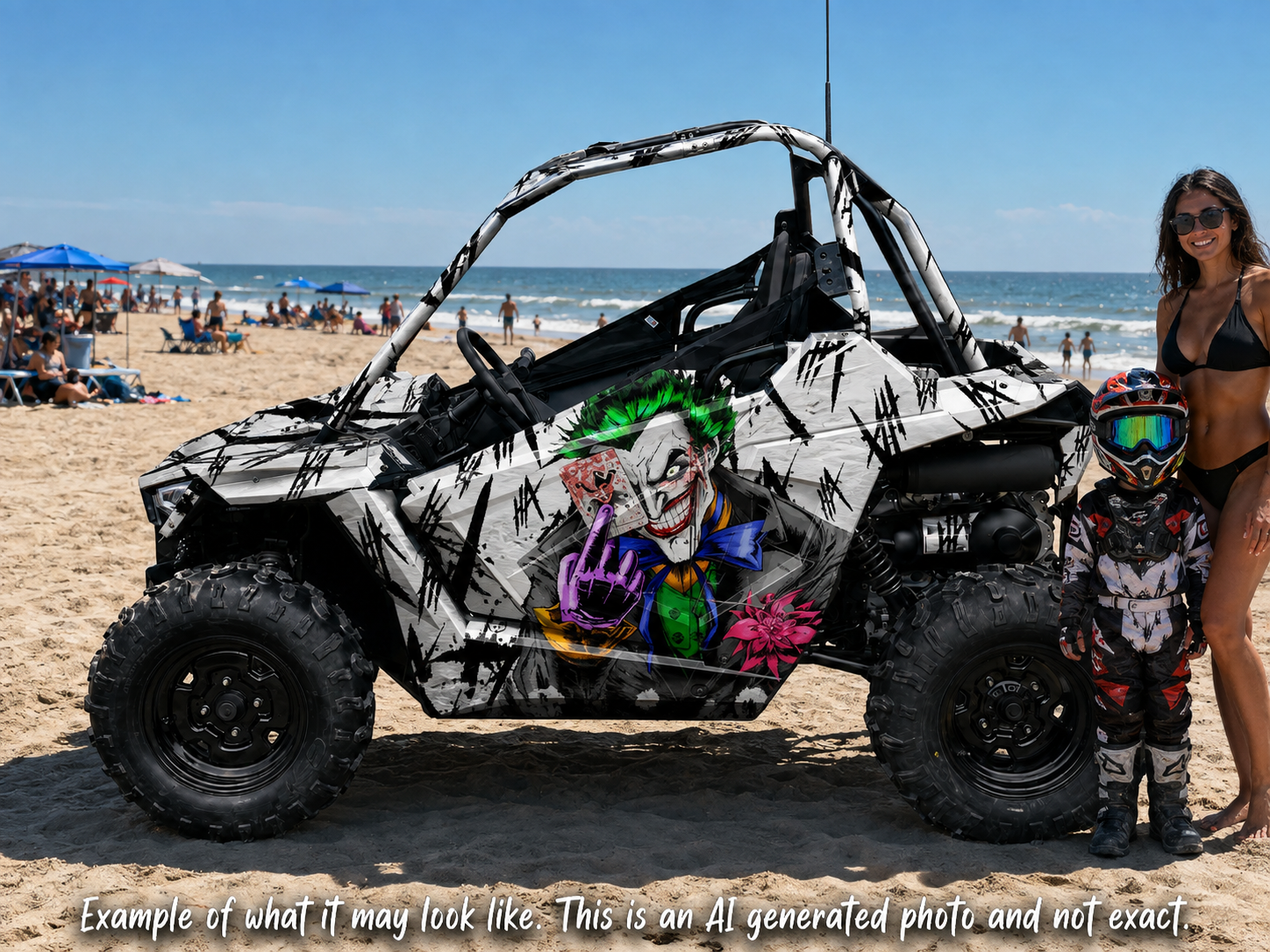 2021-2025 Polaris RZR 200 EFI UTV Joker Graphics Kit DJK-1 Joker