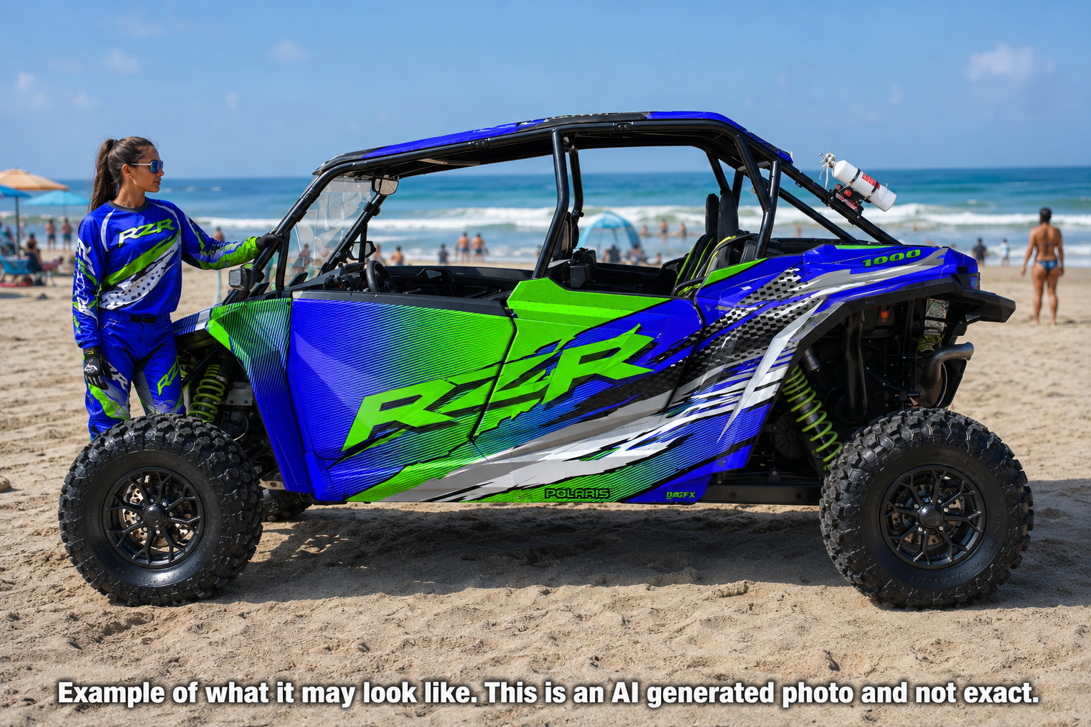 2024 - 2025 Polaris RZR XP 1000 4 Door Graphics Kit D53-2