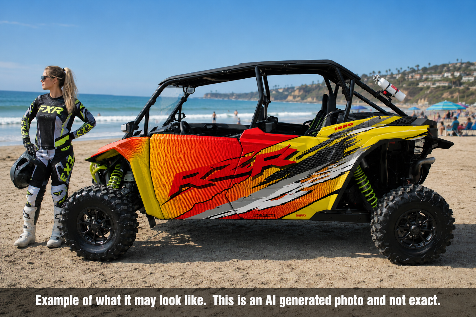 2024 - 2025 Polaris RZR XP 1000 4 Door Graphics Kit D53-3