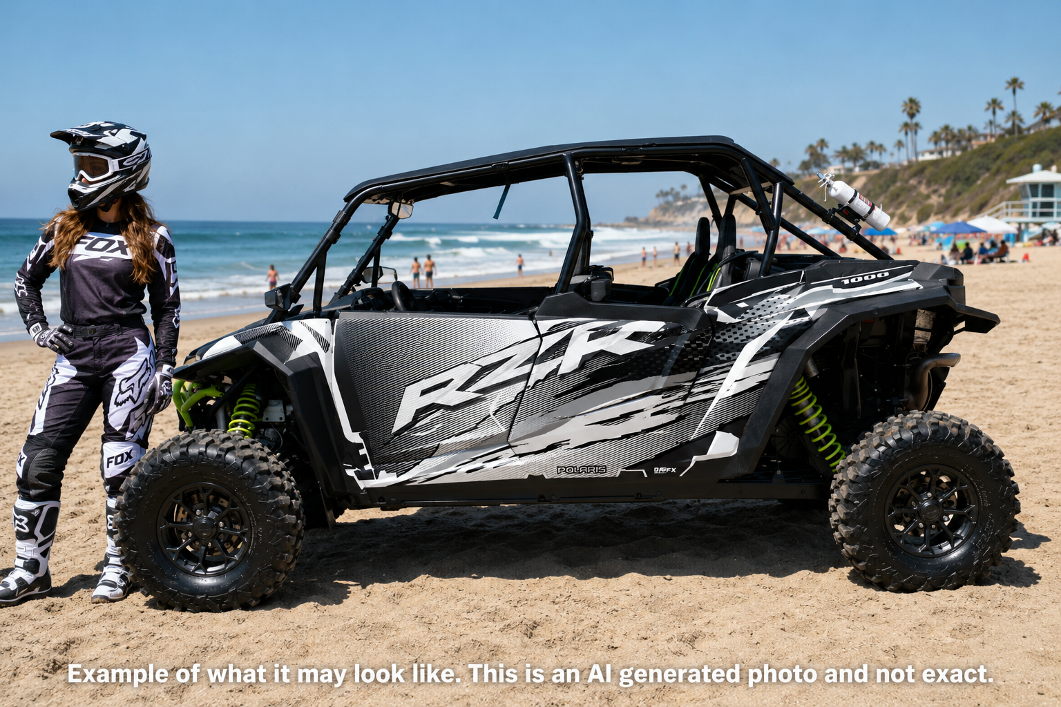 2024 - 2025 Polaris RZR XP 1000 4 Door Graphics Kit D53-4