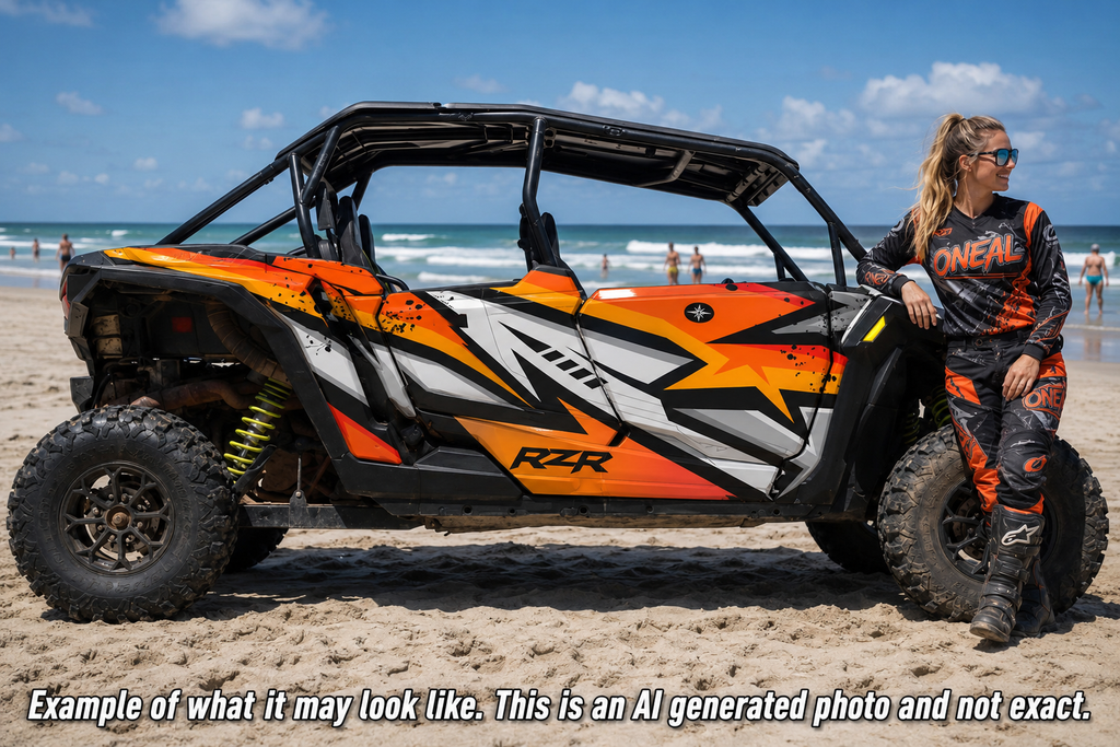 2024 - 2025 Polaris RZR XP 1000 4 Door Graphics Kit D37-2