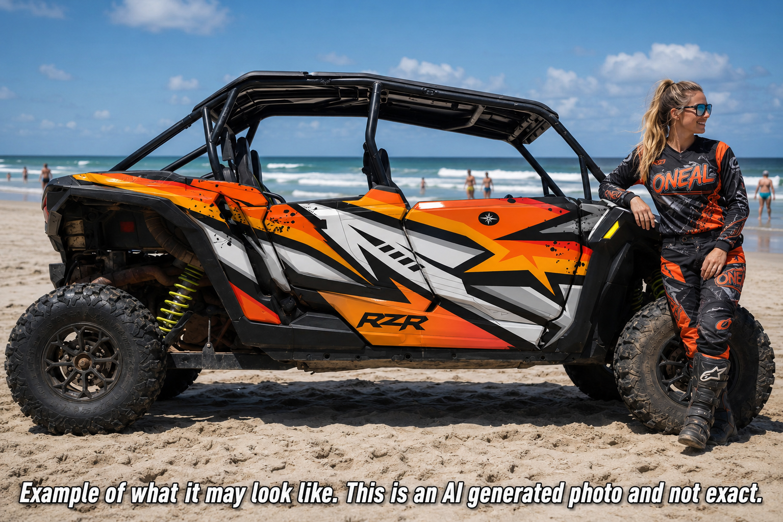2024 - 2025 Polaris RZR XP 1000 4 Door Graphics Kit D37-2
