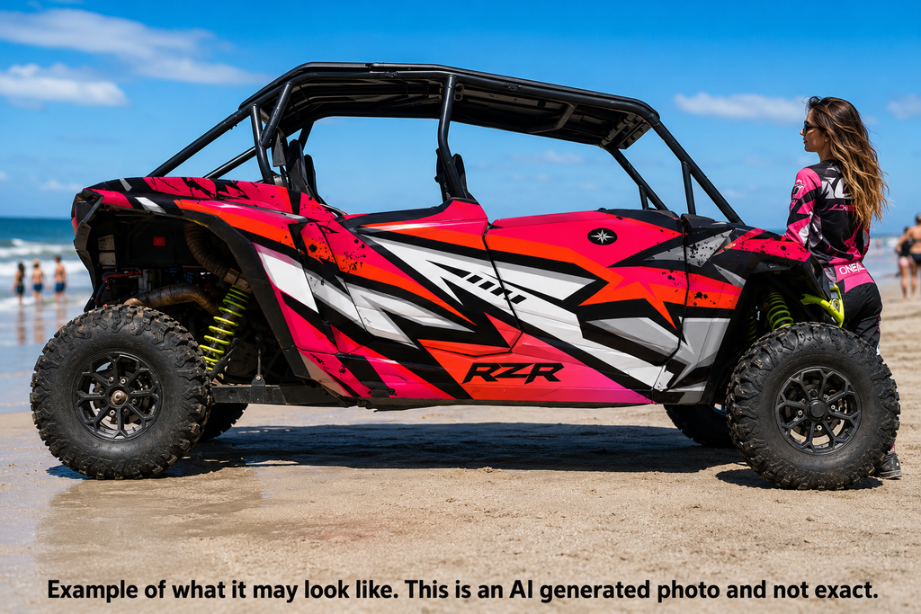 2024 - 2025 Polaris RZR XP 1000 4 Door Graphics Kit D37-3