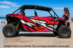 2024 - 2025 Polaris RZR XP 1000 4 Door Graphics Kit D37-3