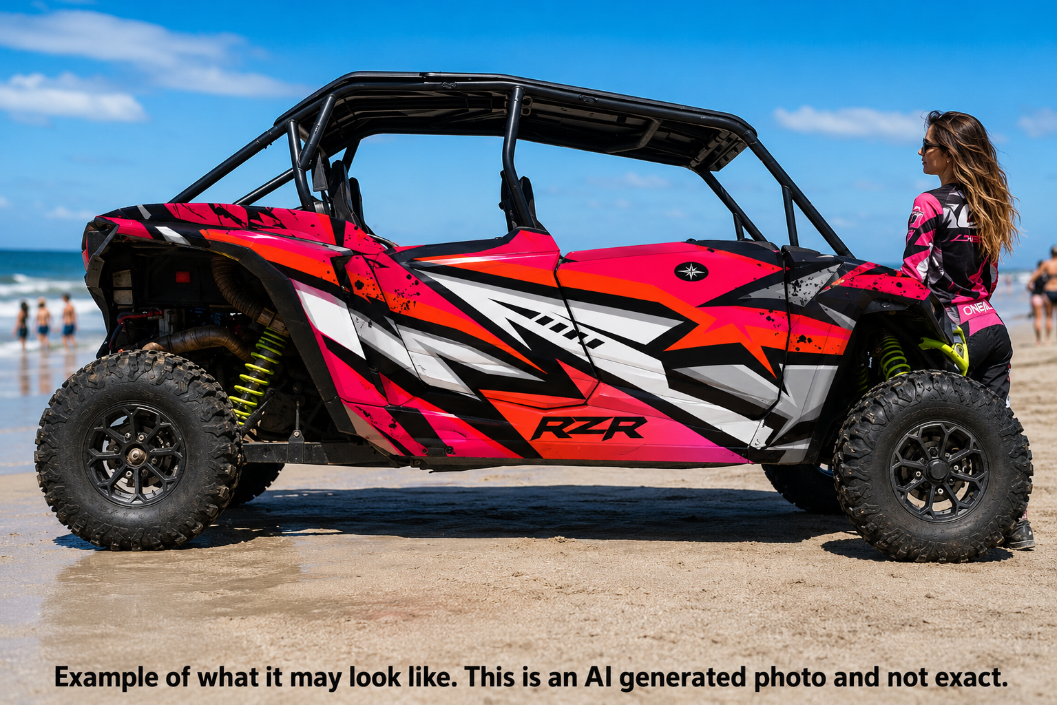 2024 - 2025 Polaris RZR XP 1000 4 Door Graphics Kit D37-3