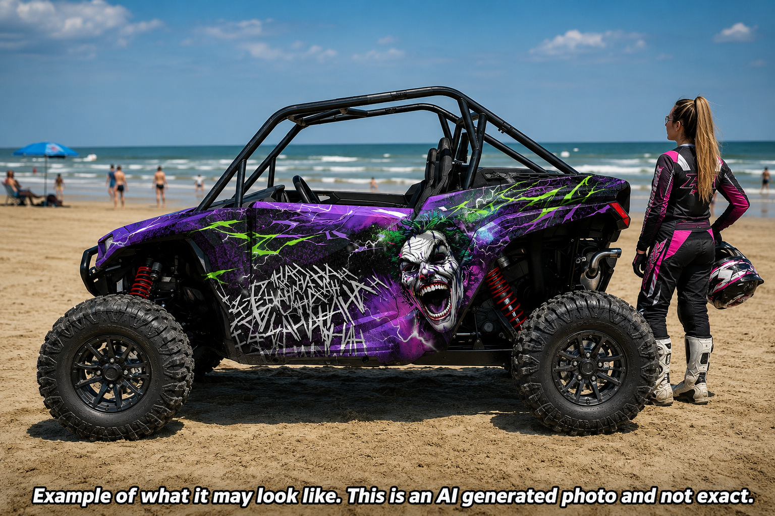 2024-2025 Polaris RZR XP 1000 Graphics Kit DJK Joker Graphics