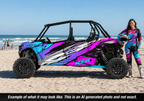 2014 - 2018 Polaris RZR XP 4 Graphics Kit D53-1