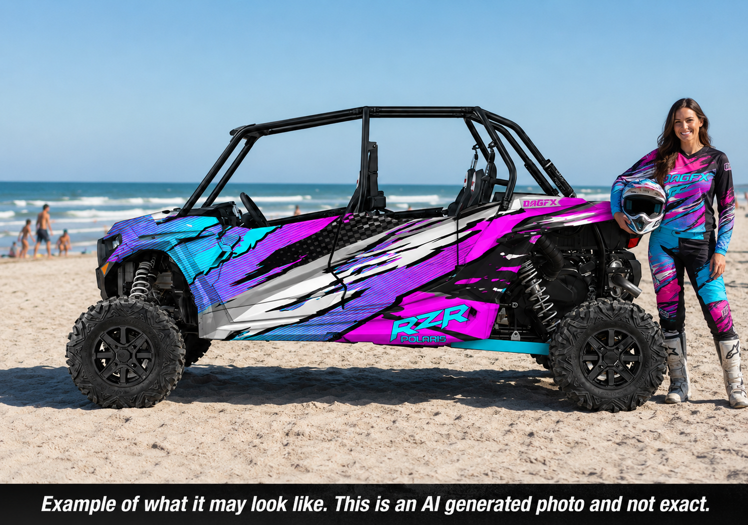 2014 - 2018 Polaris RZR XP 4 Graphics Kit D53-1