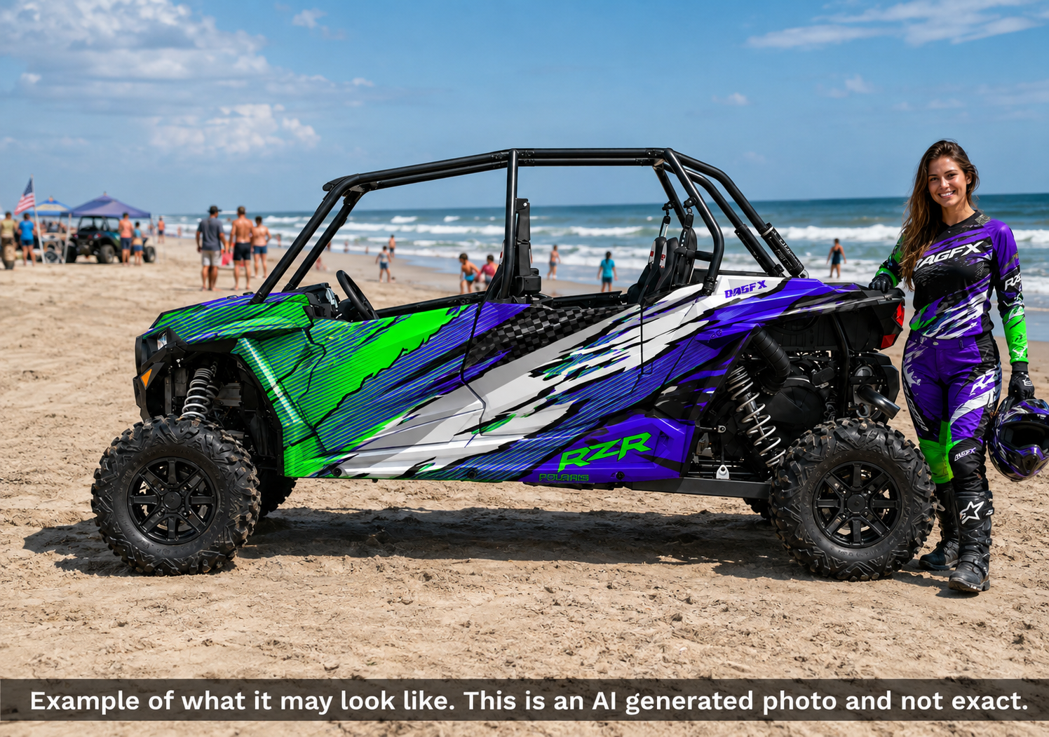 2014 - 2018 Polaris RZR XP 4 Graphics Kit D53-3
