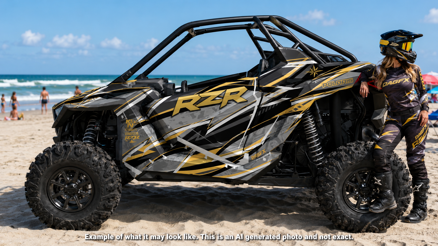 2022-2024 Polaris RZR Pro R OAGFX Graphics Kit D43-6