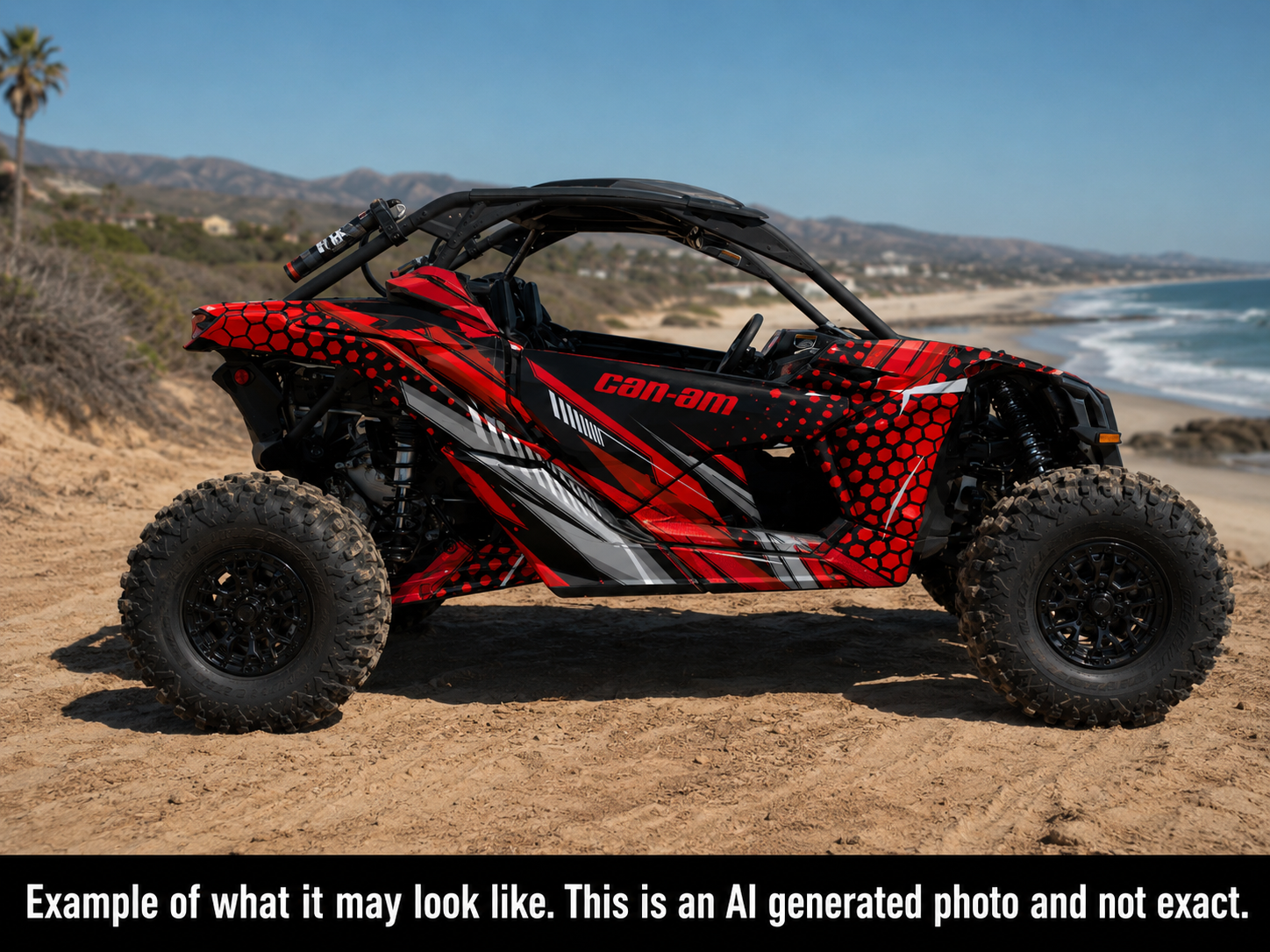 2017 - 2024 Can Am X3 RR DS Maverick Graphics Kit  Pro Edition D57-6