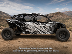 2017-2024 Can Am X3 Max 4 Door Maverick RR DS Graphics Kit  D79-7