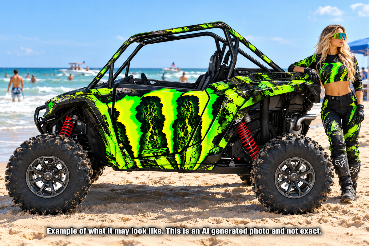 2024-2025 Polaris RZR XP 1000 Monster Graphics Kit DMon Monster