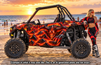 2014 - 2018 Polaris RZR XP 1000 Demon/Devil Graphics Kit Demon