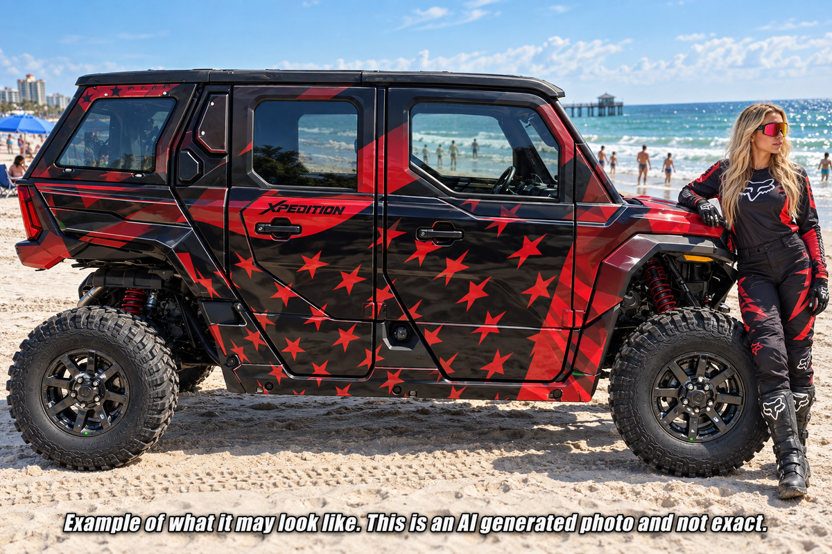 2024-2025 Polaris Xpedition ADV 4 Door Graphics D69-2 USA