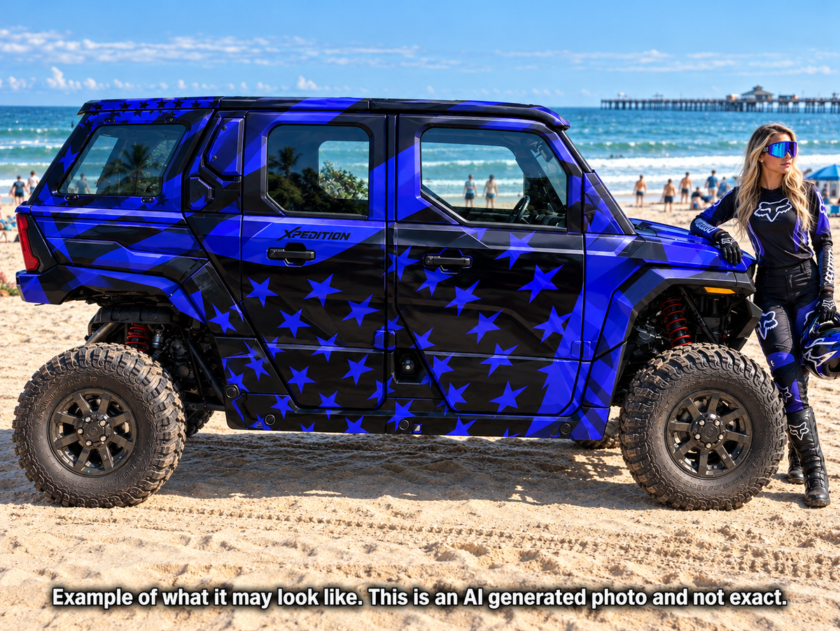 2024-2025 Polaris Xpedition ADV 4 Door Graphics D69-3 USA