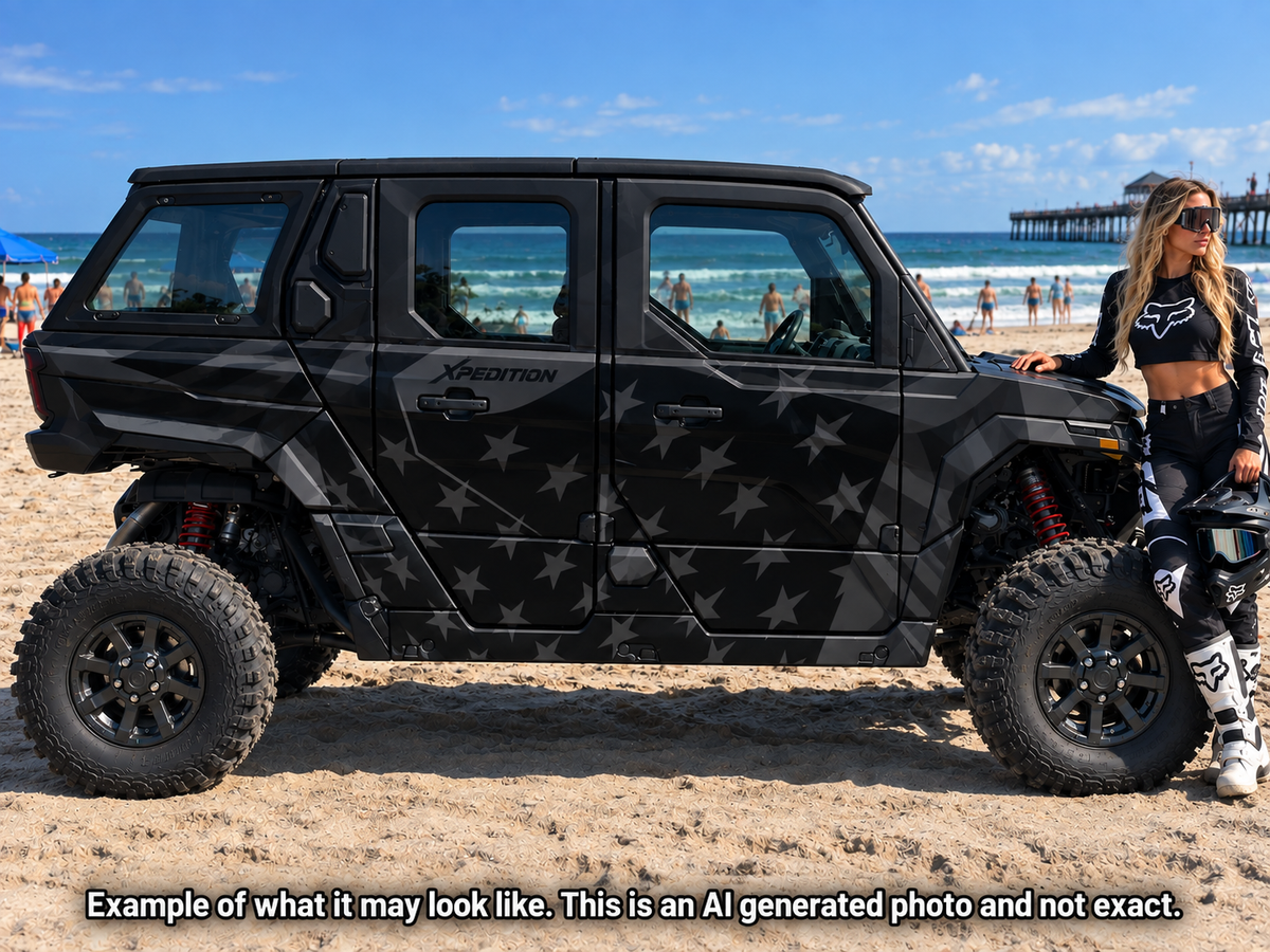 2024-2025 Polaris Xpedition ADV 4 Door Graphics D69-4 Stealth USA
