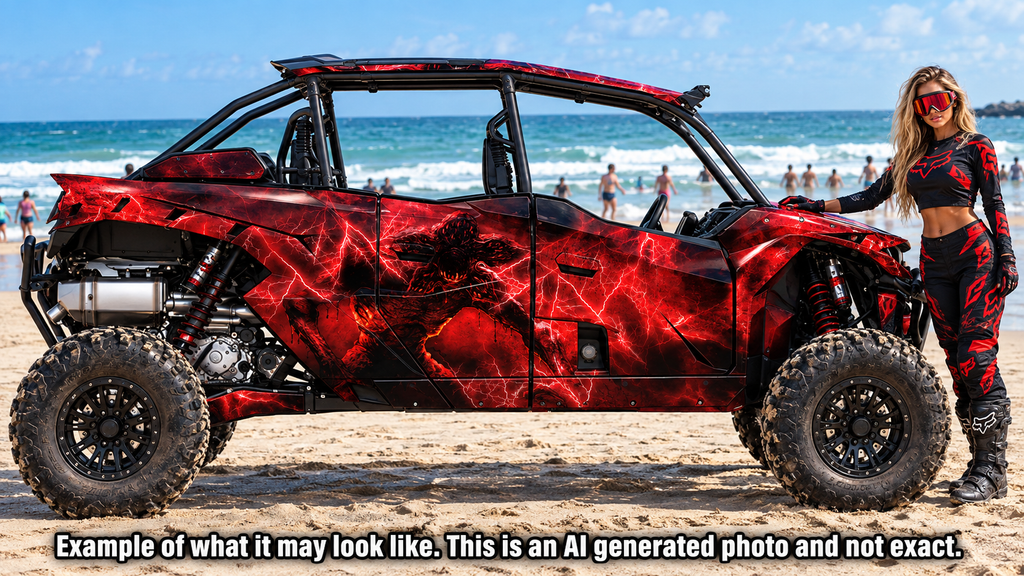 2020 - 2024 Kawasaki Teryx KRX 4 Door 1000 BEAST Graphic Kit-Pro Edition DB BEAST