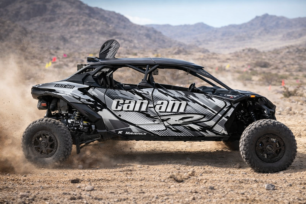 2025 Can Am Maverick R Max 4 Door Graphics Kit   D53-2 Wild OAGFX Racing (Copy)