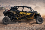 2020 - 2024 Polaris RZR Pro XP 4 Graphics Kit D69-4 Gold Flag