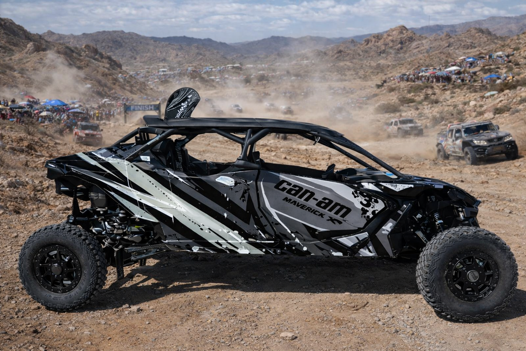 2025 Can Am Maverick R Max 4 Door Graphics Kit   D37-4 Stealth  OAGFX Racing