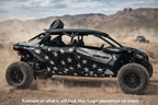 2025 Can Am Maverick R Max 4 Door Graphics Kit   D69-1 USA Flag  OAGFX Racing