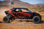 2025 Can Am Maverick R Max 4 Door Graphics Kit   D69-2 USA Flag  OAGFX Racing