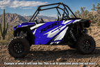 2014 - 2018 Polaris RZR XP 1000 Graphics Kit D33-3 Blue