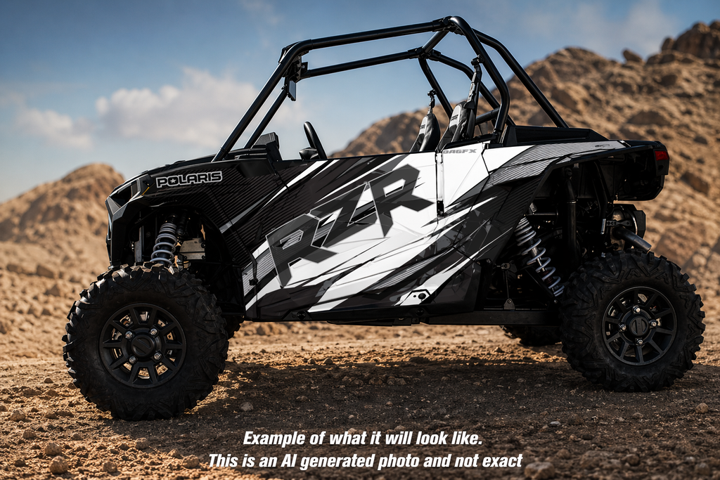 2014 - 2018 Polaris RZR XP 1000 Graphics Kit D35-7 Grey