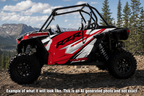2014 - 2018 Polaris RZR XP 1000 Graphics Kit D33-2 Red