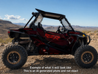 2019 - 2023 Polaris RZR XP 1000 Graphics Kit D69-1 USA Stealth Red