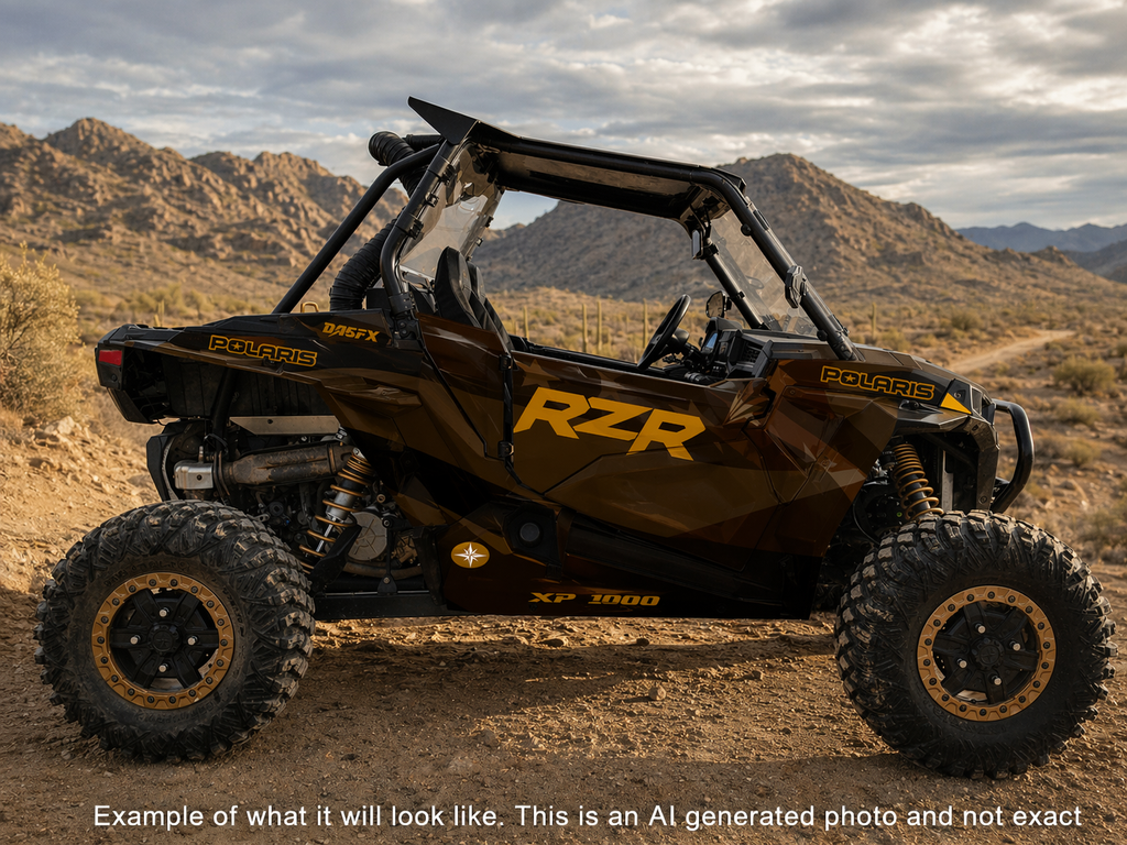 2019 - 2023 Polaris RZR XP 1000 Graphics Kit D69-2 USA Stealth