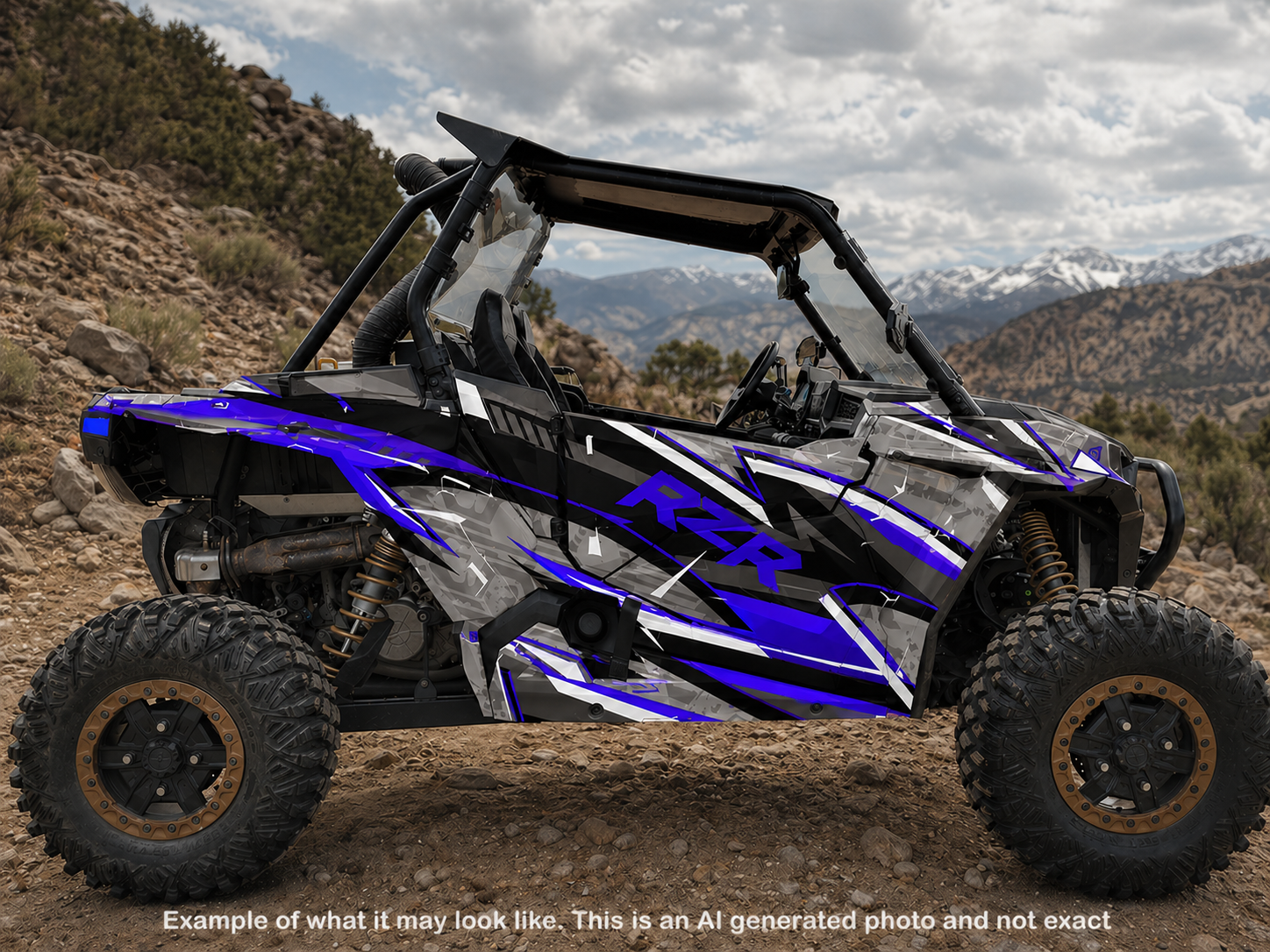 2019 - 2022 Polaris RZR XP 1000 Turbo S Graphics Kit D43-3 OAGFX