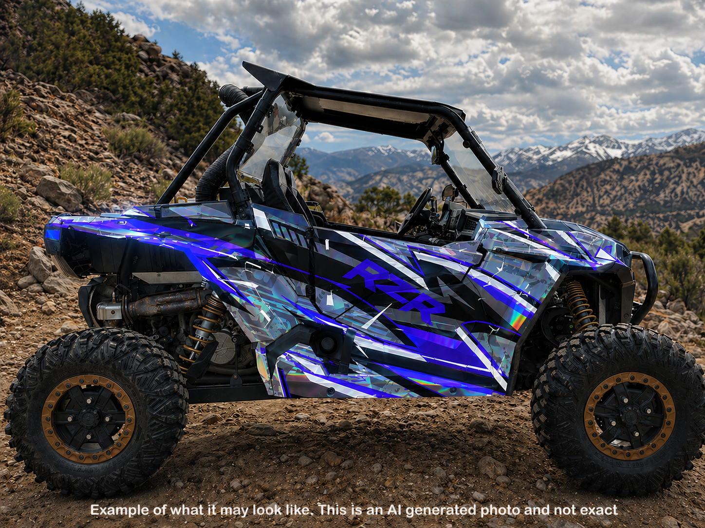 2019 - 2022 Polaris RZR XP 1000 Turbo S Graphics Kit D43-3 OAGFX